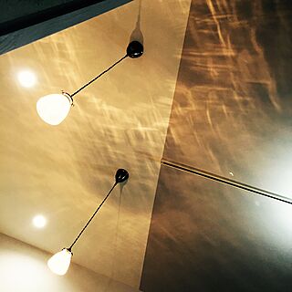 壁/天井/ガラス/左右違うデザイン/ランプシェード/照明...などのインテリア実例 - 2016-02-19 16:29:11