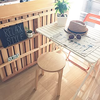 キッチンカウンターDIY/IKEA/マリンスタイル/西海岸インテリア/団地部...などのインテリア実例 - 2016-07-17 14:45:43