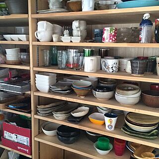 キッチン/陶芸やってます。/収納棚のインテリア実例 - 2015-10-21 12:28:05