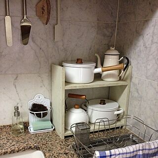 キッチン/ホーロー/DIY/IKEA/ステンレスのインテリア実例 - 2013-08-15 16:50:42