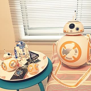 リビング/秋のNEW商品チェック/うれしい(ฅ'ω'ฅ)♪/BB8ポップコーンバケツ/R2-D2...などのインテリア実例 - 2016-09-07 20:34:46