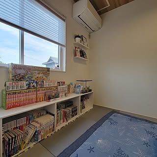 棚/読書スペース/たたみの部屋/子供の本棚/水槽のある部屋...などのインテリア実例 - 2023-10-07 09:15:05