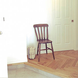 椅子/ヘリンボーンの床/無垢材の床/玄関/入り口のインテリア実例 - 2019-06-01 15:35:14