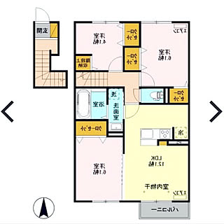 部屋全体/メゾネットタイプ/大和ハウス/d-room/賃貸...などのインテリア実例 - 2018-12-17 09:27:34