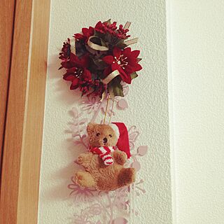 壁/天井/雑貨/くま/クリスマスのインテリア実例 - 2016-11-13 16:41:49