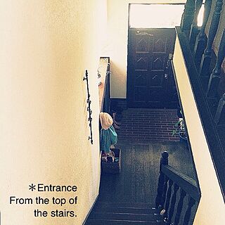玄関/入り口/階段/玄関吹き抜けのインテリア実例 - 2014-05-02 14:32:14