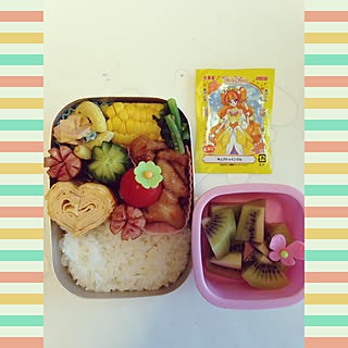 キッチン/お弁当/弁当/野菜たっぷり♡/お弁当完成♥︎...などのインテリア実例 - 2015-09-15 08:08:22