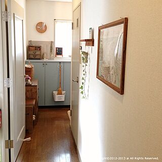 玄関/入り口/廊下/DIY/ポスターのインテリア実例 - 2013-09-05 09:03:21