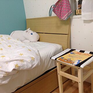 ベッド周り/Moomin/雑貨/IKEAのインテリア実例 - 2013-11-11 09:37:05