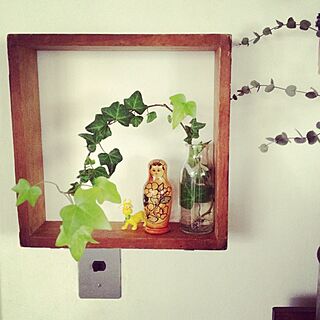 棚/飾り棚/植物/マトリョーシカのインテリア実例 - 2013-03-09 10:00:06