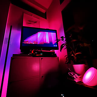 スマートホーム/Phillips Hue/スマート◯◯/アレクサのある生活/ベッド周りのインテリア実例 - 2022-12-30 00:45:52