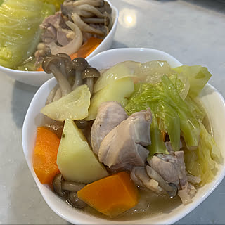 野菜スープ/今日の晩御飯/癒し/キッチンのインテリア実例 - 2022-03-07 19:03:38
