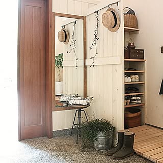 Diy 玄関収納のインテリア 手作りの実例 Roomclip ルームクリップ