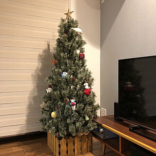 クリスマスツリー/スタジオクリップのツリー/クリスマス/完成しました！/こどもと暮らす...などのインテリア実例 - 2020-11-03 18:21:27