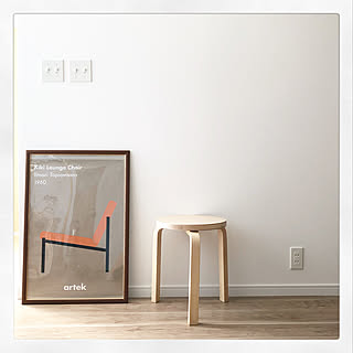 artek/Ystava/stool60/スツール/デザイナーズ家具...などのインテリア実例 - 2022-02-05 22:25:37