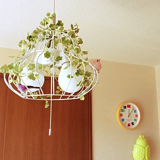 壁/天井/時計/3COINS/フェイク植物/IKEAのインテリア実例 - 2014-03-07 18:19:48