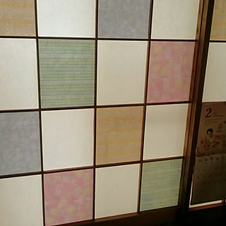 部屋全体/DIY/リフォーム/和風/障子リメイク...などのインテリア実例 - 2016-04-04 22:24:03