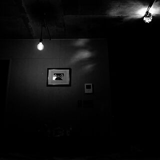 部屋全体/照明/minimalism/monochrome/light and shadow...などのインテリア実例 - 2015-07-18 00:58:50