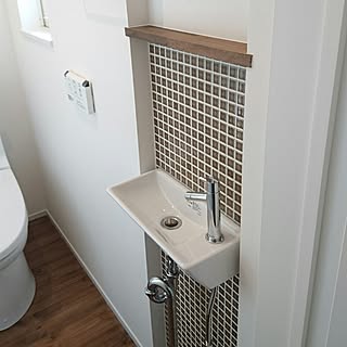 トイレ手洗いのおしゃれなインテリアコーディネート レイアウトの実例 Roomclip ルームクリップ