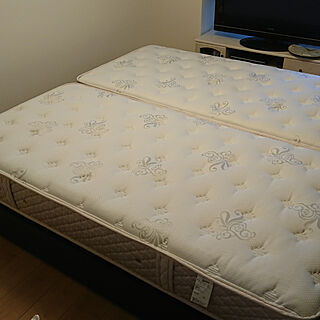 ベッド周り/中古マンション/日本ベッドのマットレスのインテリア実例 - 2022-02-11 23:03:05