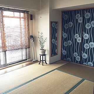 和室 ふすまに壁紙のおしゃれなインテリアコーディネート レイアウトの実例 Roomclip ルームクリップ