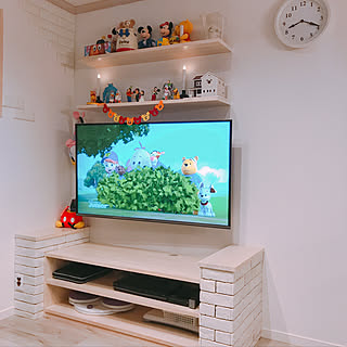 テレビ台 ディズニーのおしゃれなインテリア 部屋 家具の実例 Roomclip ルームクリップ