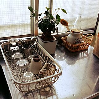 キッチン/セリア/レトロ食器/植物のインテリア実例 - 2014-05-24 10:28:02