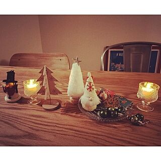 クリスマス/ナチュラル/木のある暮らし/木製テーブル/木のぬくもり...などのインテリア実例 - 2023-11-21 23:54:09