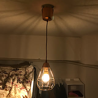 ベッド周り/ペンダントランプ/光と陰/IKEA/照明...などのインテリア実例 - 2017-11-29 15:23:10