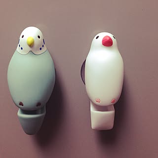 壁/天井/フランフラン/歯ブラシホルダー/インコ/鳥...などのインテリア実例 - 2016-03-29 18:34:34