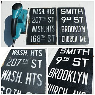 Subway Signs /stencil /DIYのインテリア実例 - 2015-10-01 07:48:31