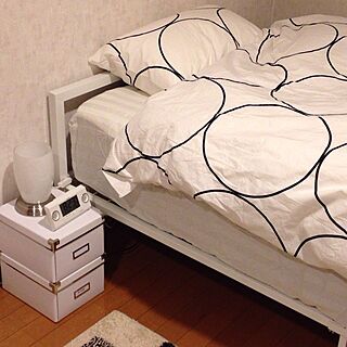ベッド周り/収納ボックス/ベッド カバー/IKEA/間接照明...などのインテリア実例 - 2013-03-10 20:42:32