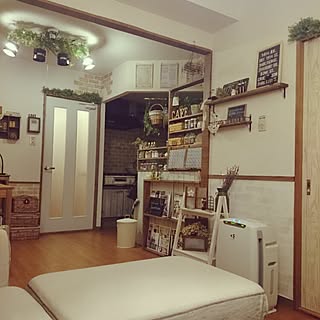 部屋全体/賃貸/コメントお返しまだでごめんなさい‼︎/壁紙屋本舗さん/リメイクシートのインテリア実例 - 2015-03-19 20:18:41