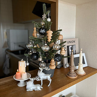 IKEAのツリー/トナカイ/クリスマスツリー♡/クリスマス/クリスマス仕様...などのインテリア実例 - 2022-12-25 11:37:49