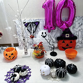 ハロウィン/トイプードルと暮らす/リビングダイニング/築27年分譲マンション/セリア新商品...などのインテリア実例 - 2022-09-09 13:28:48