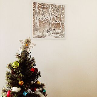 壁/天井/ムーミンの世界/クリスマス❤︎/クリスマスツリーのインテリア実例 - 2014-12-09 11:02:26