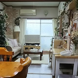 部屋全体/一人暮らし/いつもいいね！ありがとうございます♪/ドライ大好き❤︎/サボテンクラブ☺︎...などのインテリア実例 - 2017-04-17 11:58:07