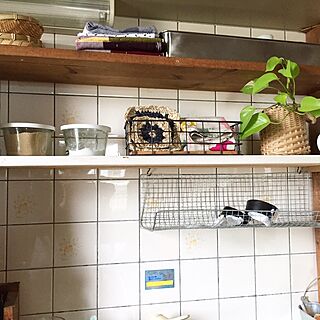 キッチン/IG→shoko_and/100均/DIY/賃貸アパート...などのインテリア実例 - 2016-09-20 20:14:35