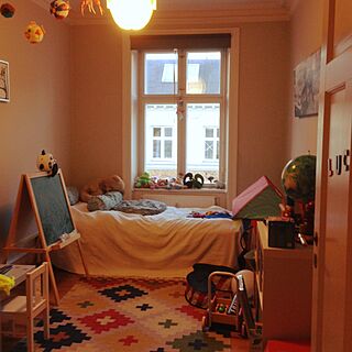 ベッド周り/北欧/子供部屋/ランプ/IKEA子供チェア...などのインテリア実例 - 2015-01-12 05:20:36