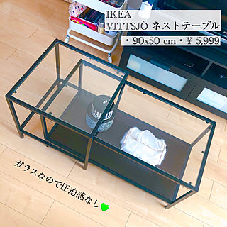 IKEAテーブル/モノトーン インテリア/ヴィットショー/センターテーブル/カップル部屋...などのインテリア実例 - 2020-02-11 16:47:28