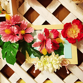 セリア ハイビスカス の商品を使ったおしゃれなインテリア実例 Roomclip ルームクリップ