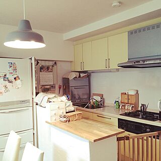 キッチン/IKEA/IKEAのカウンター/無印良品のライト/natural kitchenのインテリア実例 - 2014-05-23 14:39:26