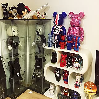 BE@RBRICK/ベアブリック1000%/ベアブリック400%/ミッキーマウス/ベアブリック...などのインテリア実例 - 2017-05-20 19:38:47