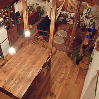 キッチン/リビングダイニング/無垢の床/DIY/リノベーション...などのインテリア実例 - 2018-03-30 00:03:24