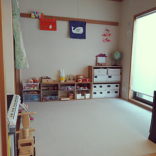 部屋全体/狭いなりに工夫/おかたづけ育/マンション暮らし/子どものいる暮らし...などのインテリア実例 - 2020-03-12 16:19:26