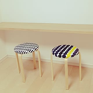 リビング/マリメッコファブリック/ハンドメイド/IKEA/ARTEK SIENA...などのインテリア実例 - 2016-11-02 01:46:07