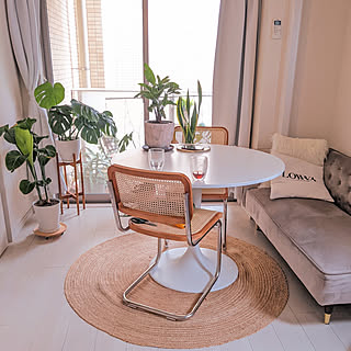 ドクスタ IKEA よ 丸テーブル 