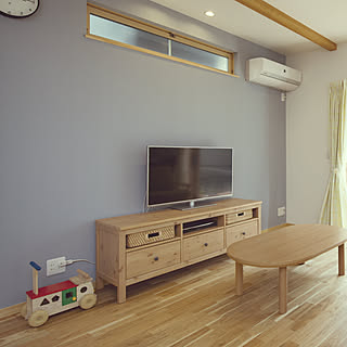 アクセントクロス テレビボードのおしゃれなアレンジ 飾り方のインテリア実例 Roomclip ルームクリップ