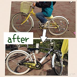 セリア 自転車リメイクの商品を使ったおしゃれなインテリア実例 Roomclip ルームクリップ