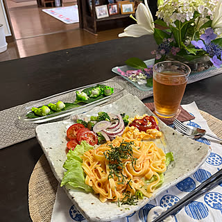 おうちランチ/紫陽花/和のある暮らし/いいねと、フォローの押し逃げすみません！/RCの出会いに感謝♡...などのインテリア実例 - 2023-06-15 13:56:30